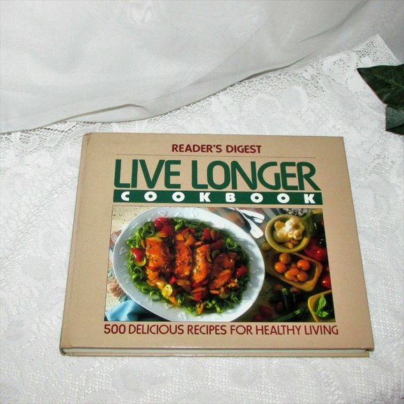 LIVE LONGER COOKBOOK Recipes Healthy Living Cooking Book 1992 - Picture 3 of 10